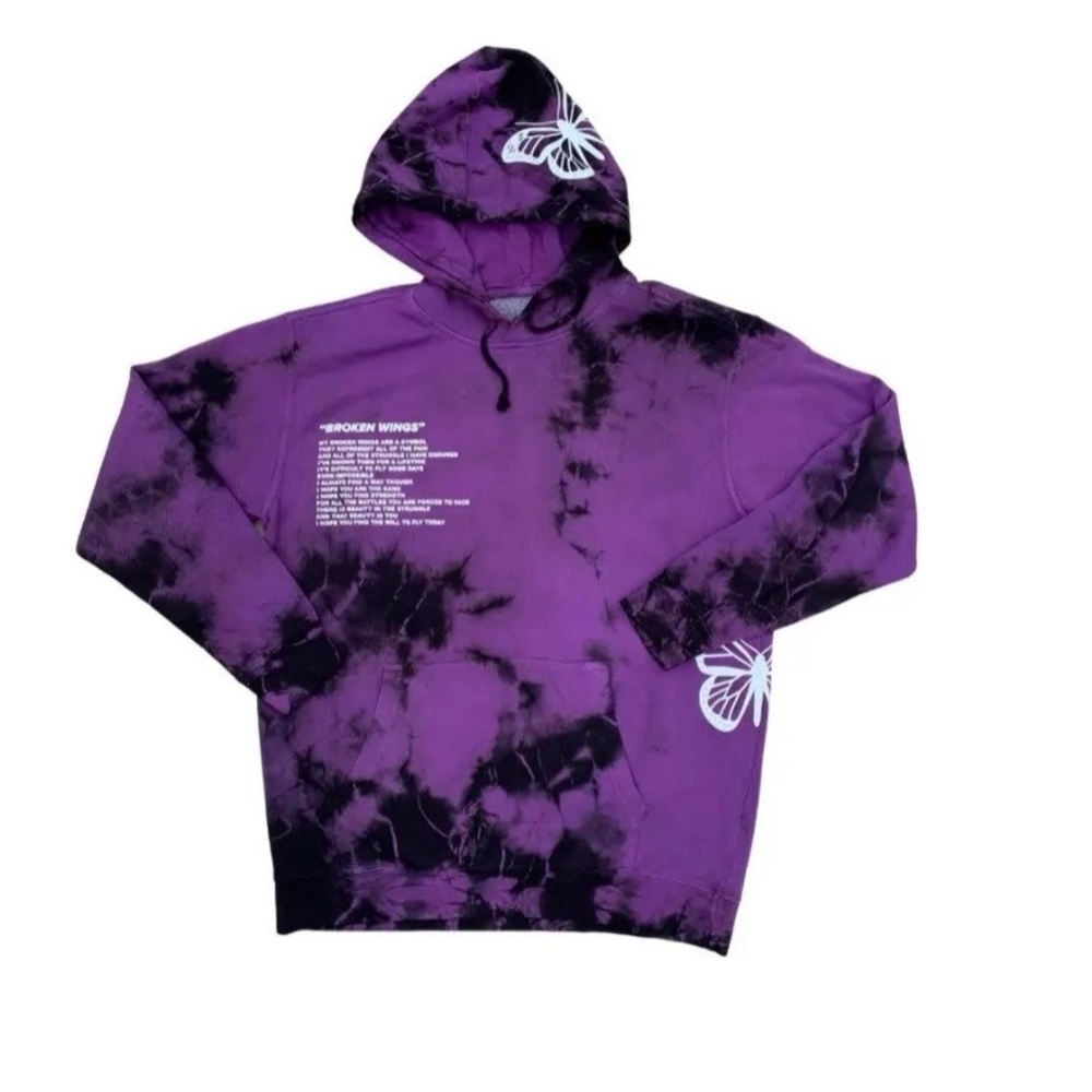 Yours Truly Broken Wings Mens Med Hoodie NWT.  ‎   RARE!!